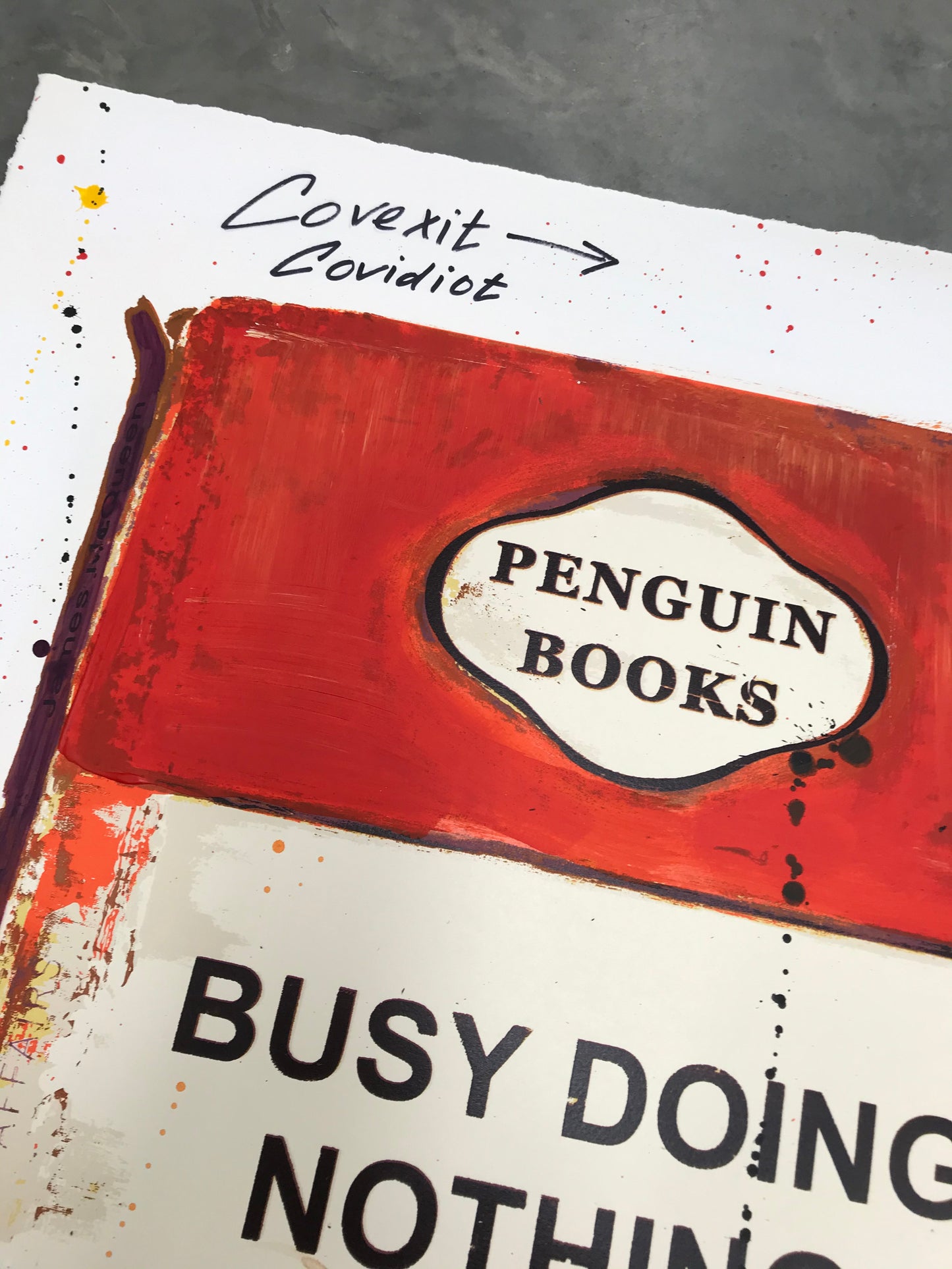 James McQueen | Busy Doing Nothing (Lockdown 2020) Orange