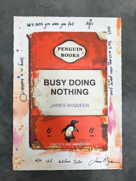 James McQueen | Busy Doing Nothing (Lockdown 2020) Orange
