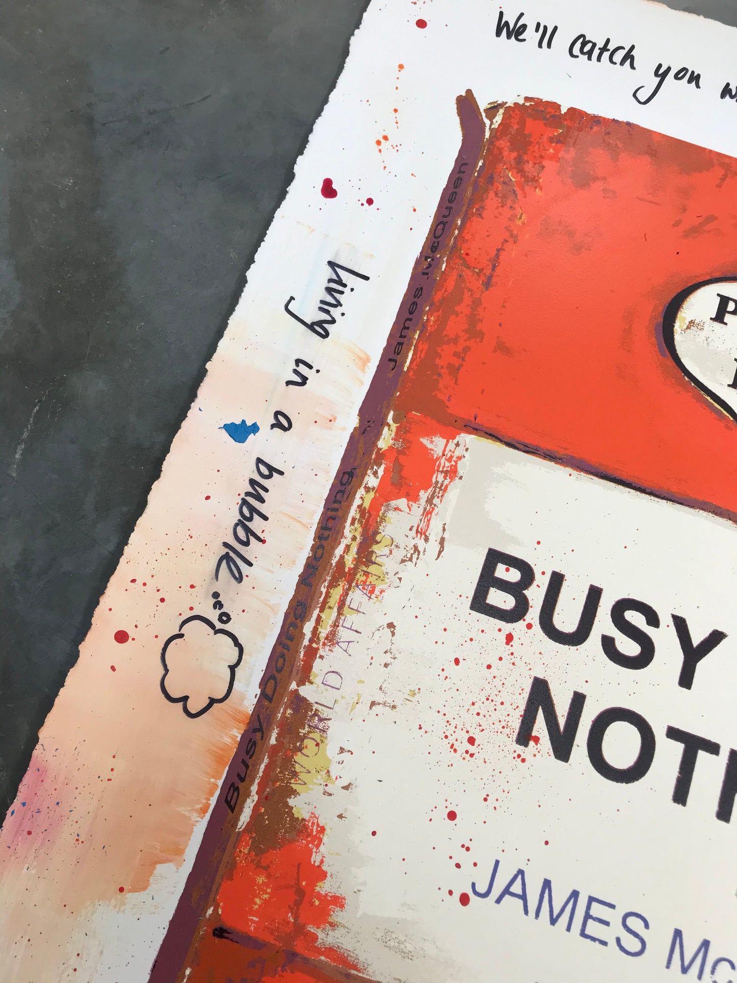 James McQueen | Busy Doing Nothing (Lockdown 2020) Orange