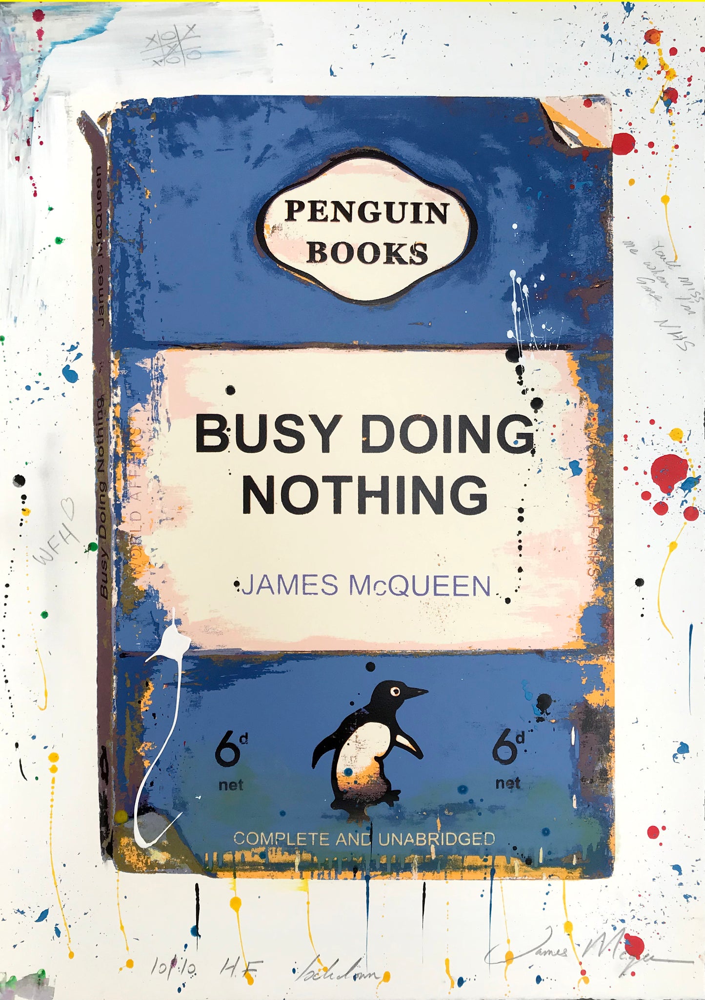 James McQueen | Busy Doing Nothing (Lockdown 2020) Blue