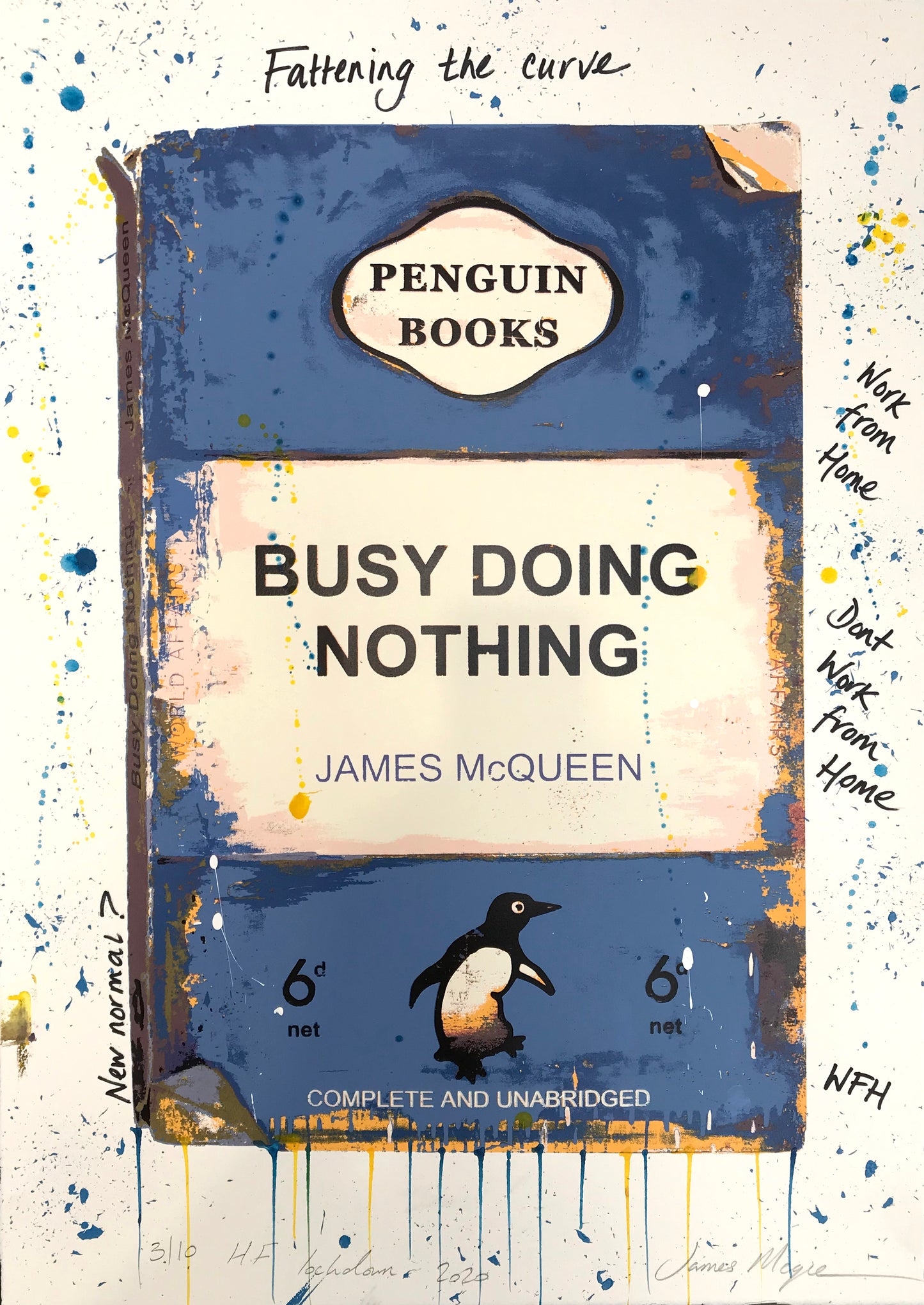 James McQueen | Busy Doing Nothing (Lockdown 2020) Blue