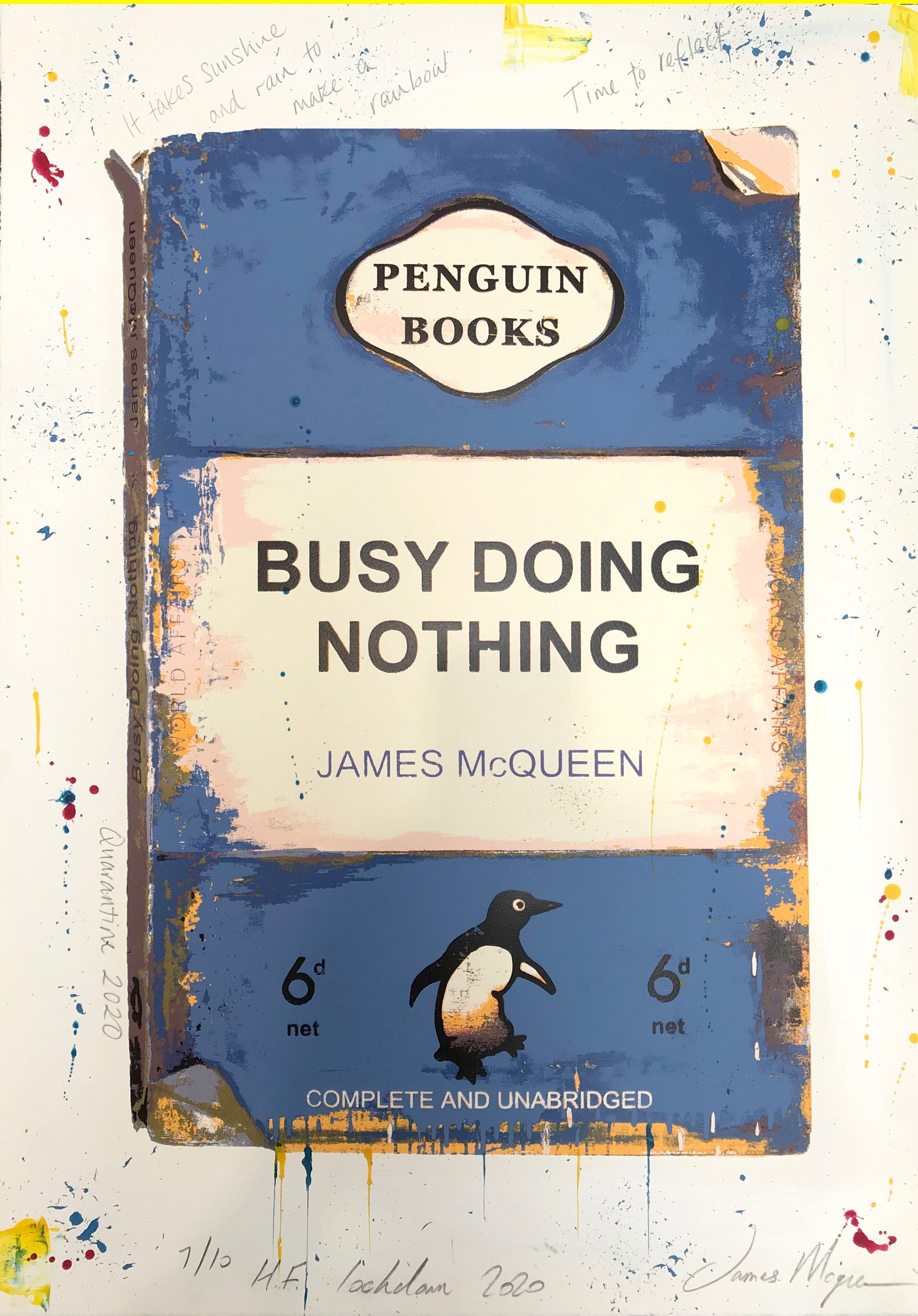 James McQueen | Busy Doing Nothing (Lockdown 2020) Blue