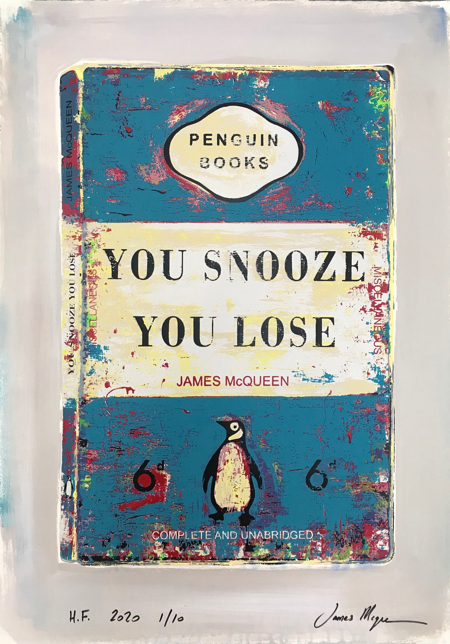 James McQueen | You Snooze You Lose - Blue