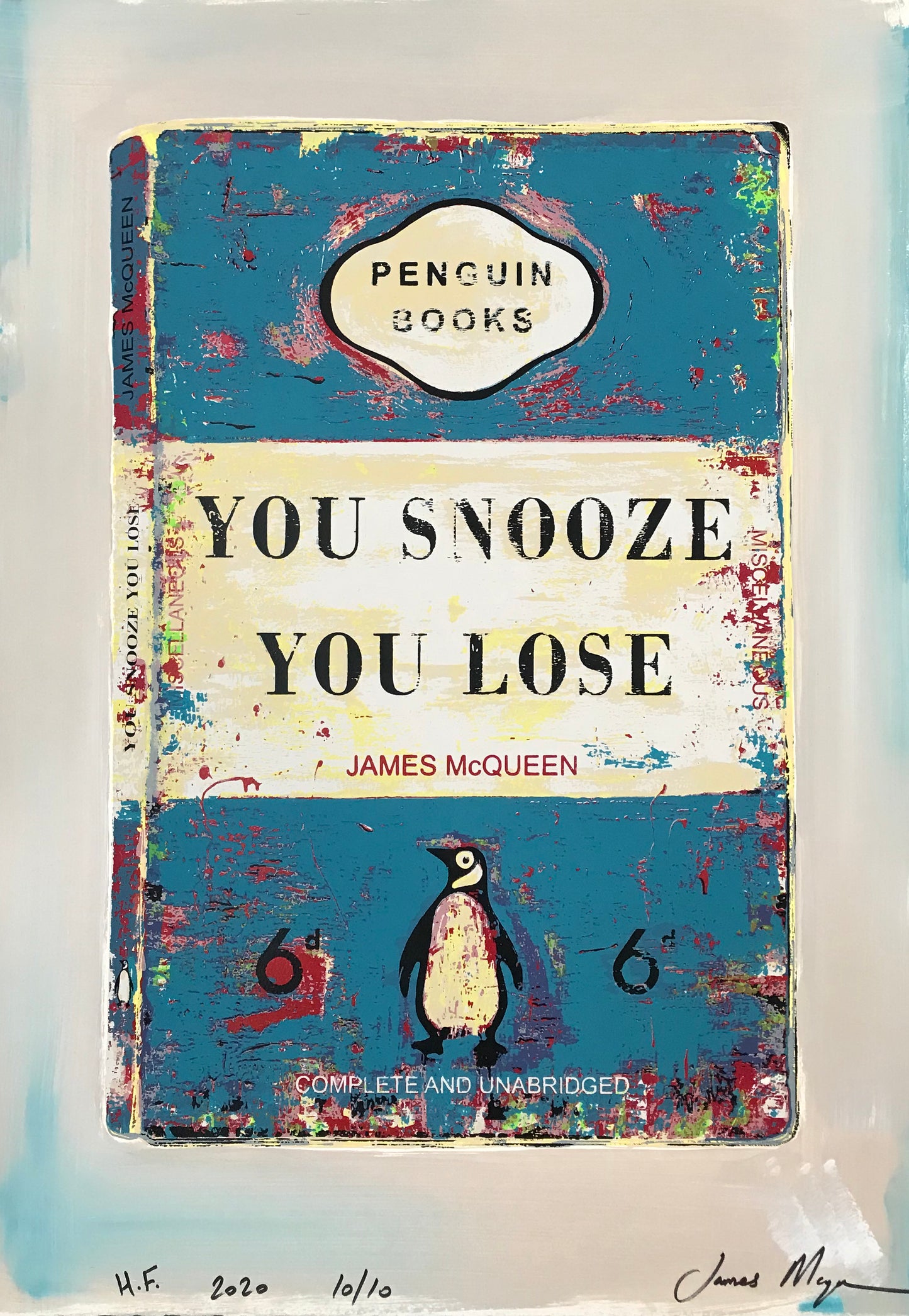 James McQueen | You Snooze You Lose - Blue