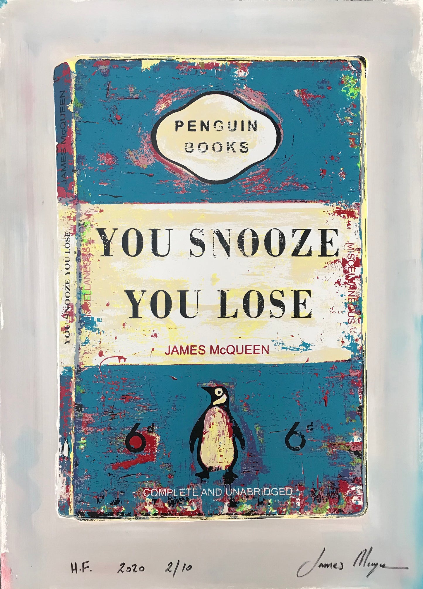 James McQueen | You Snooze You Lose - Blue