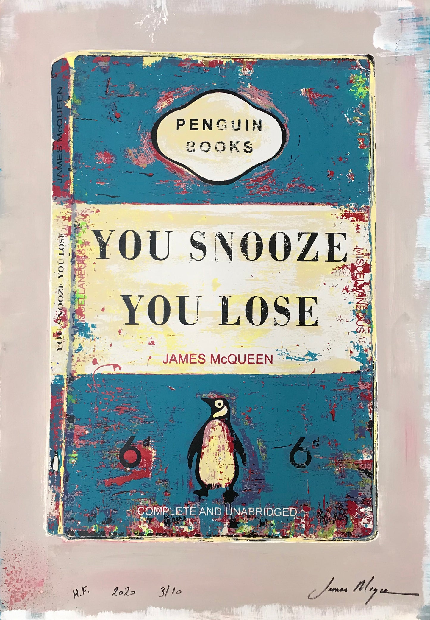 James McQueen | You Snooze You Lose - Blue