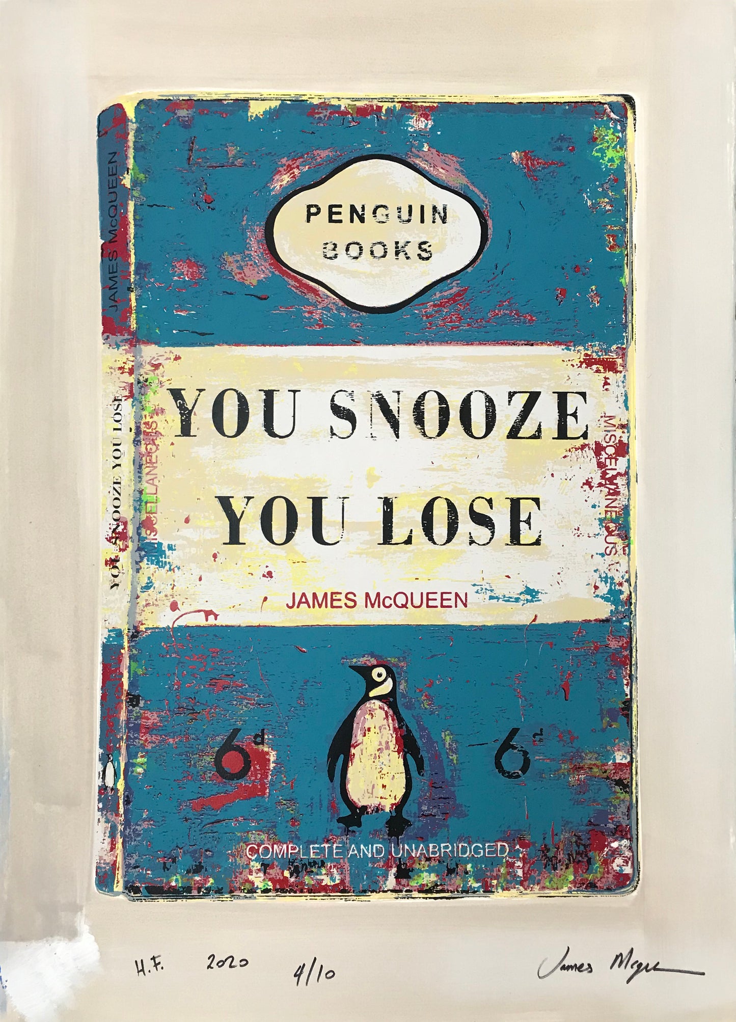 James McQueen | You Snooze You Lose - Blue