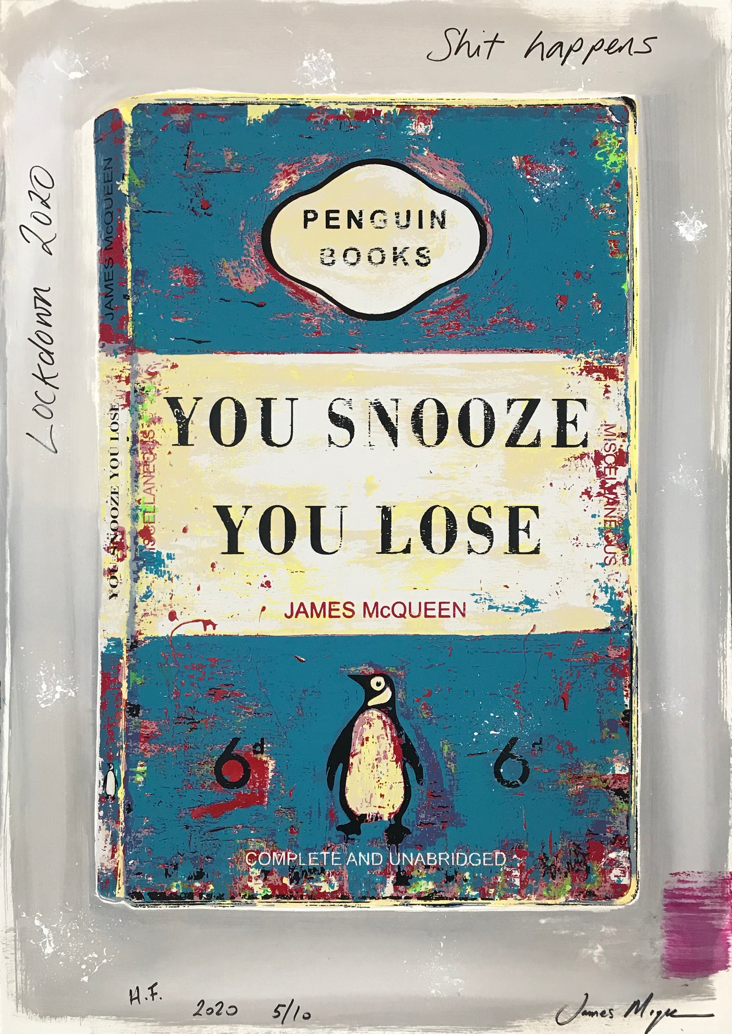 James McQueen | You Snooze You Lose - Blue