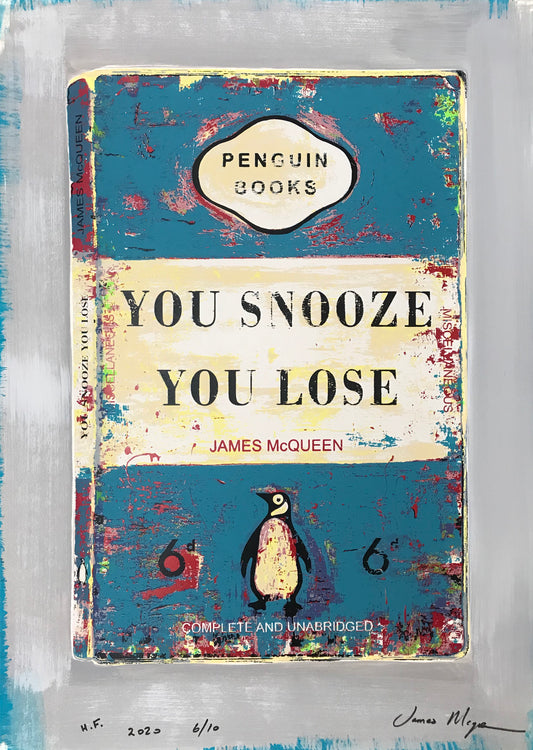 James McQueen | You Snooze You Lose - Blue