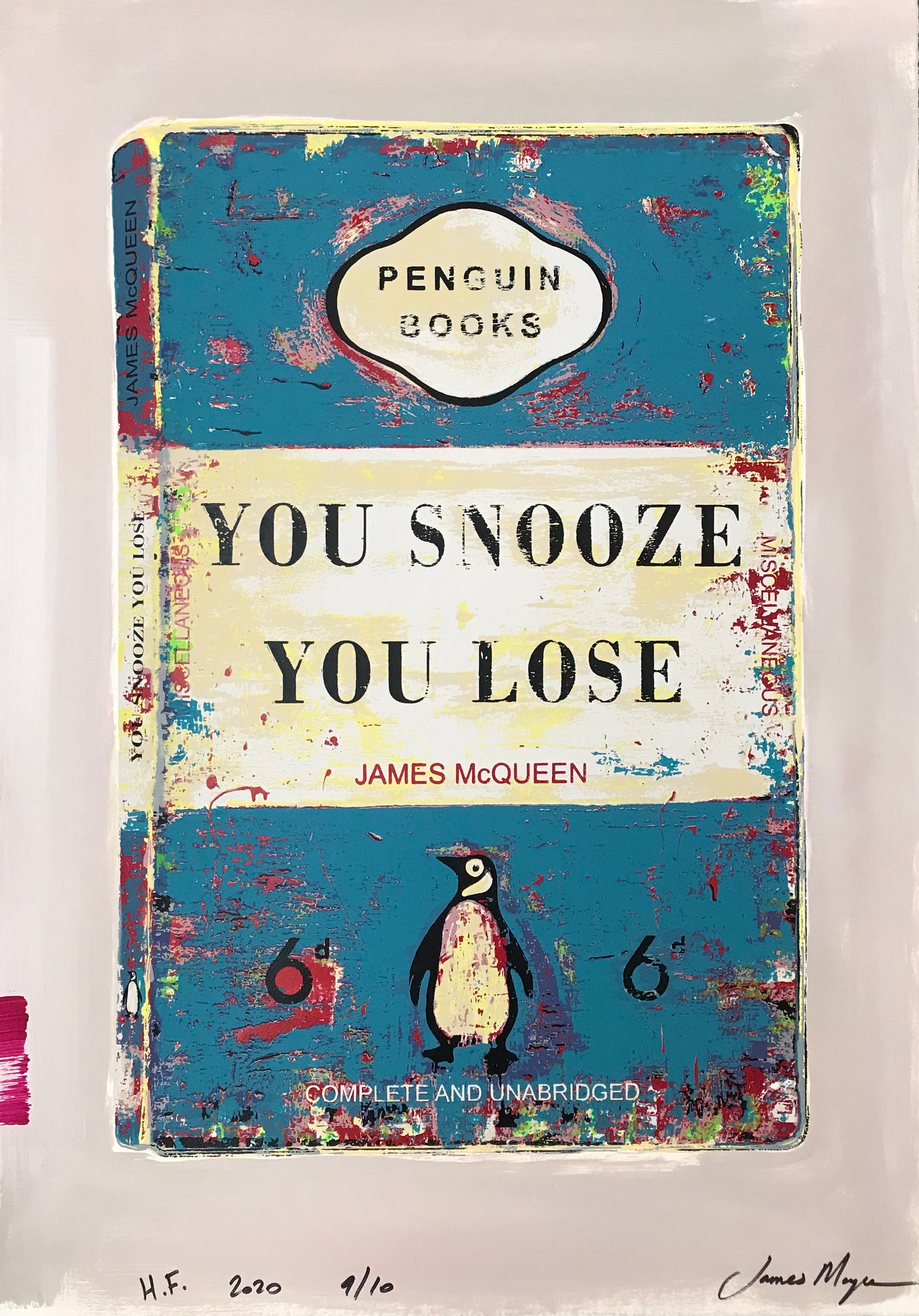 James McQueen | You Snooze You Lose - Blue
