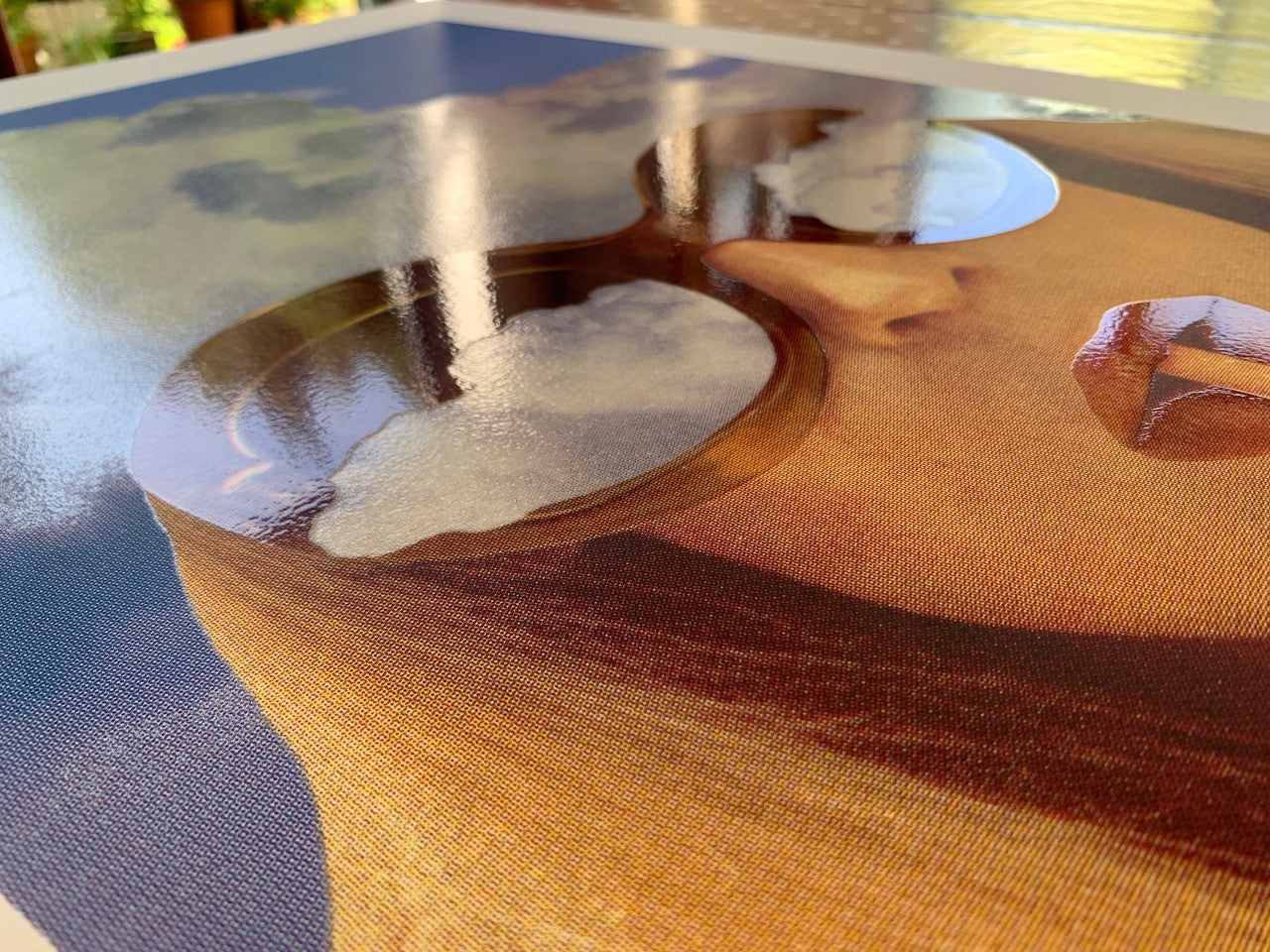 Joe Webb- Higher Consciousness, Limited edition, Sunglasses, Cigarette, Clouds -TAP Galleries