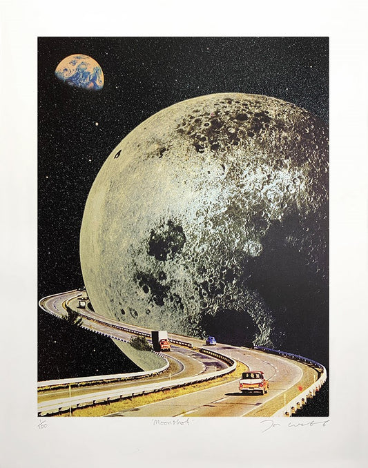 Joe Webb- Moonshot, Limited edition, Space, Highway, Planet -TAP Galleries