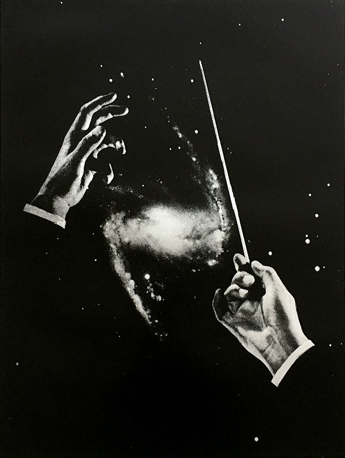 Joe Webb Limited Edition Silkscreen Print of a Condutor