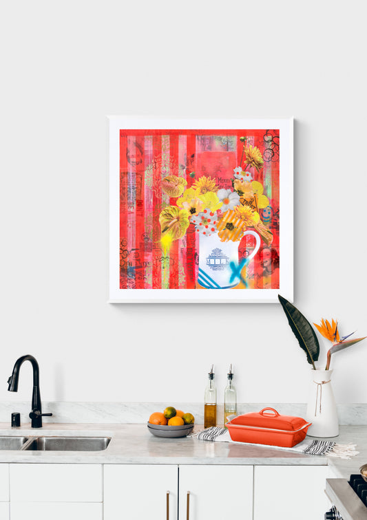 Jules Wild- Bring Me Sunshine, Limited edition, Print, Flowers, Artist, Art - TAP Galleries