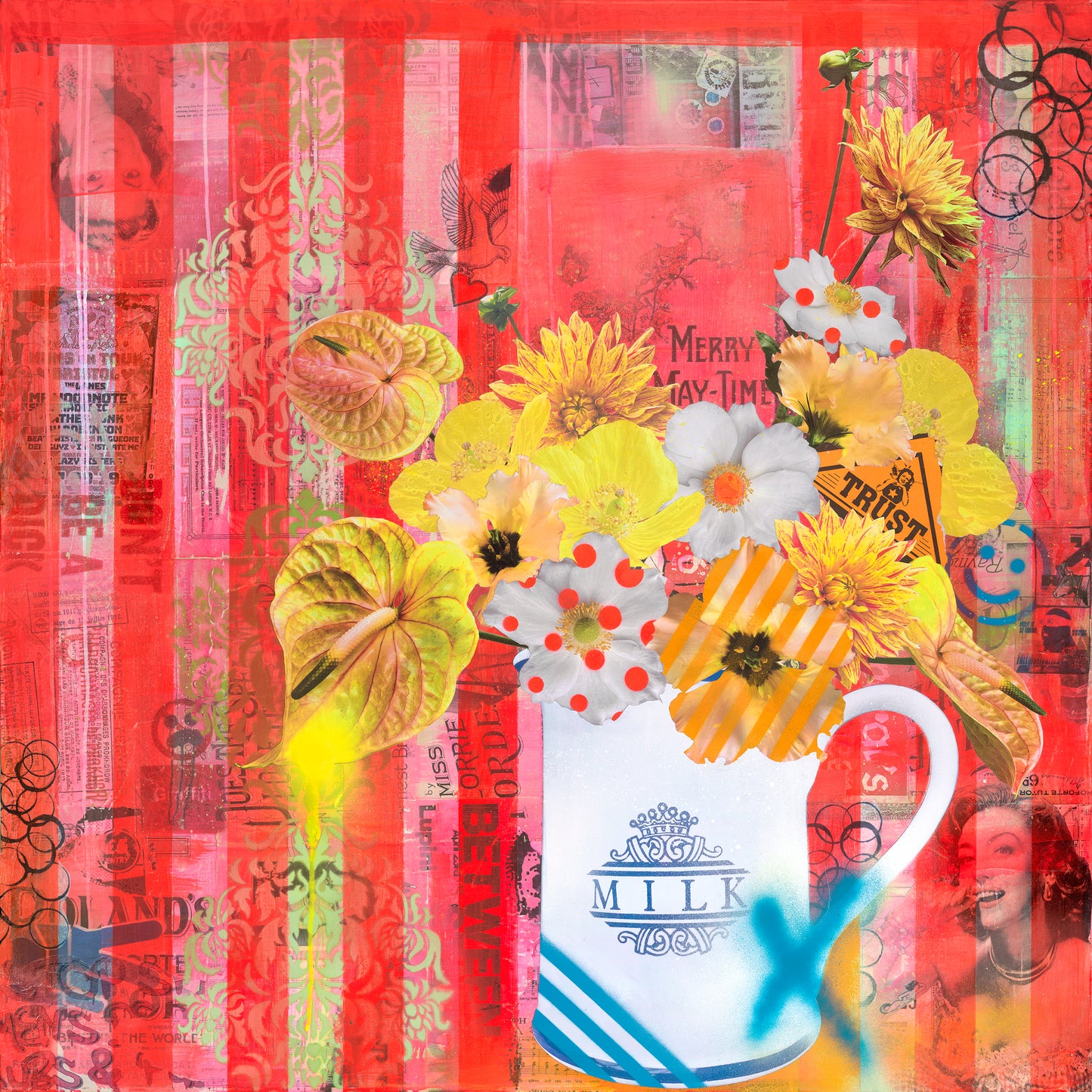 Jules Wild- Bring Me Sunshine, Limited edition, Print, Flowers, Artist, Art - TAP Galleries