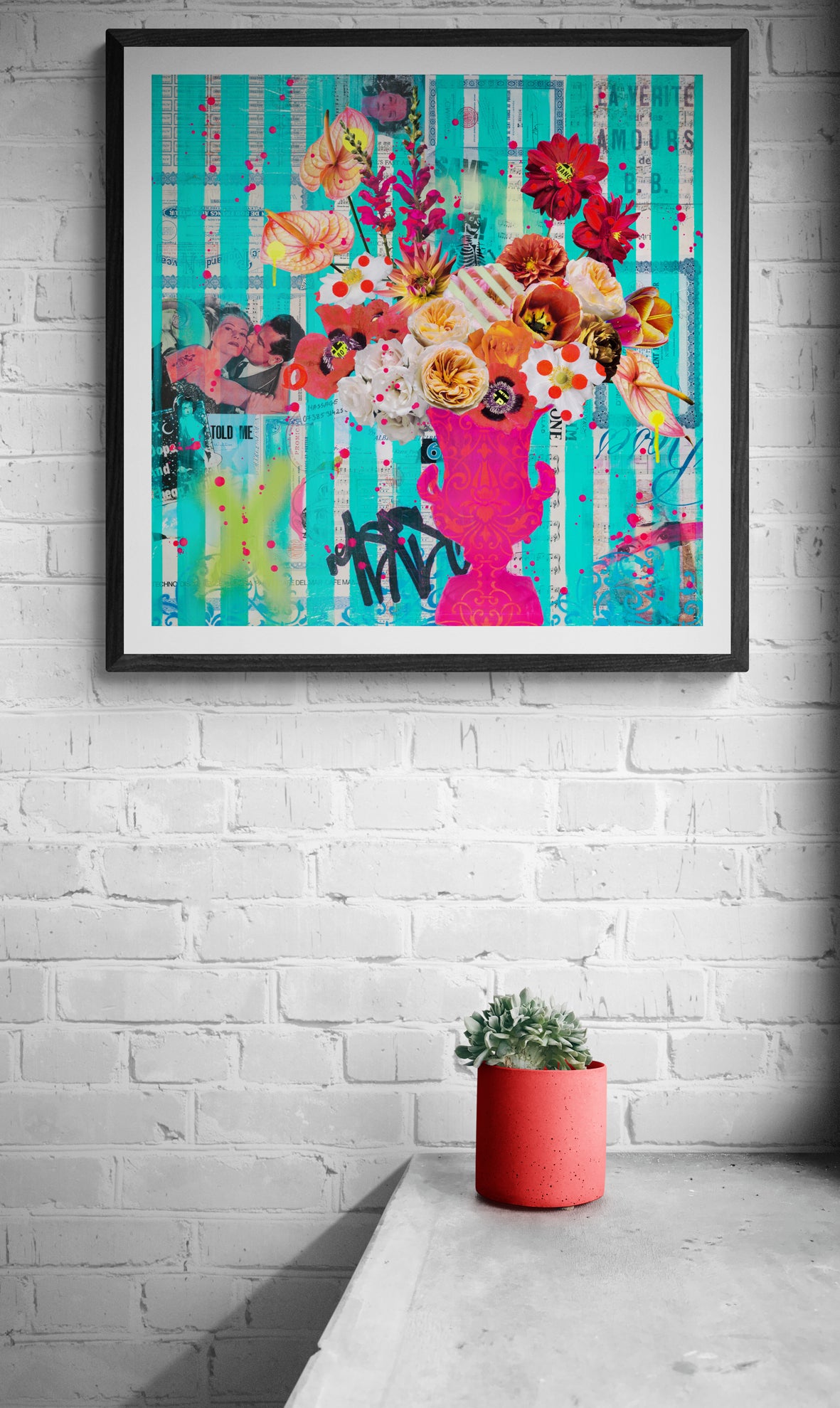 Jules Wild- Cheap Thrills, Limited edition, Print , Floral, Flower, Art, Artist - TAP Galleries