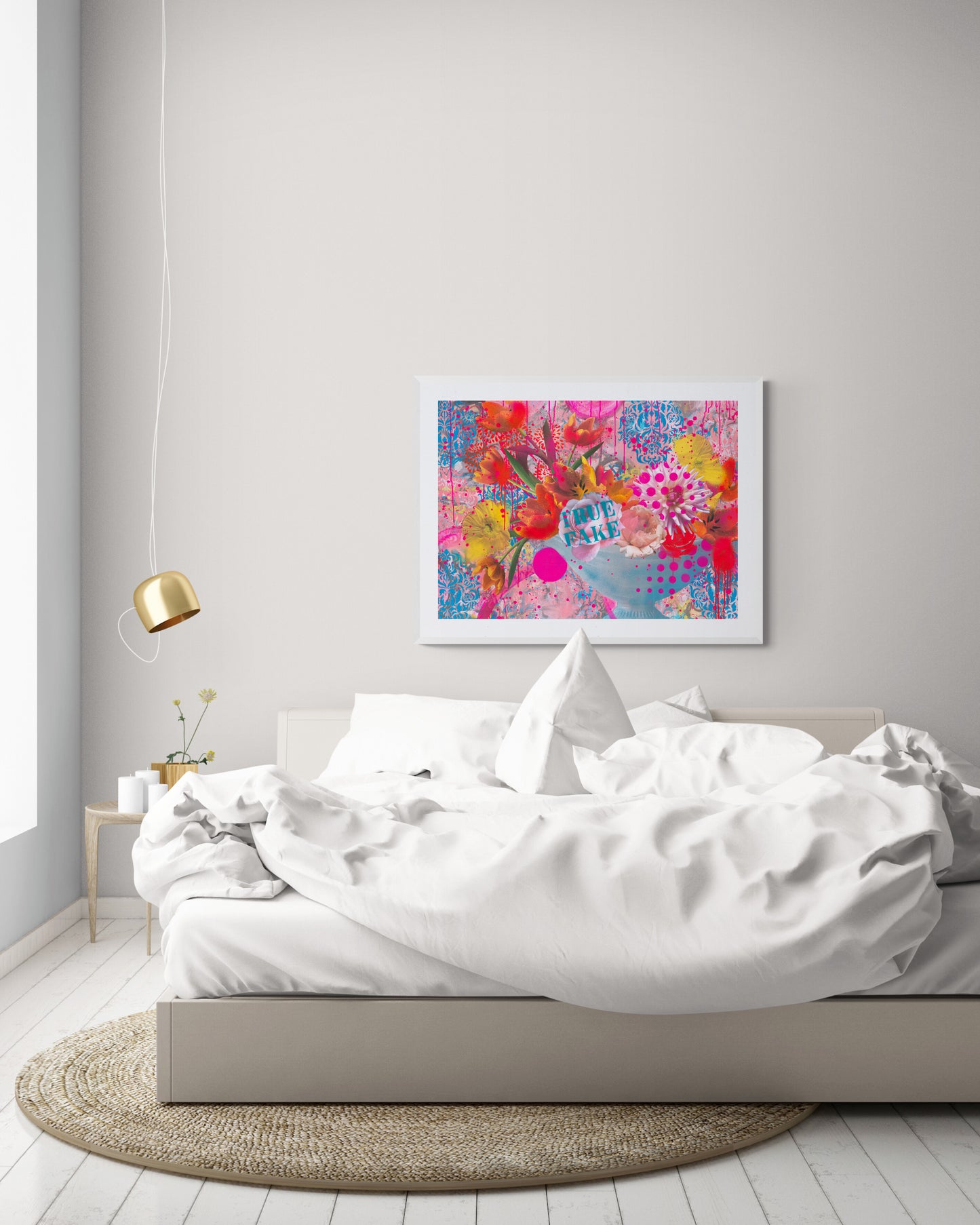 Jules Wild- Faking It with Flowers, Limited edition, Print, Floral, Artist, Art - TAP Galleries