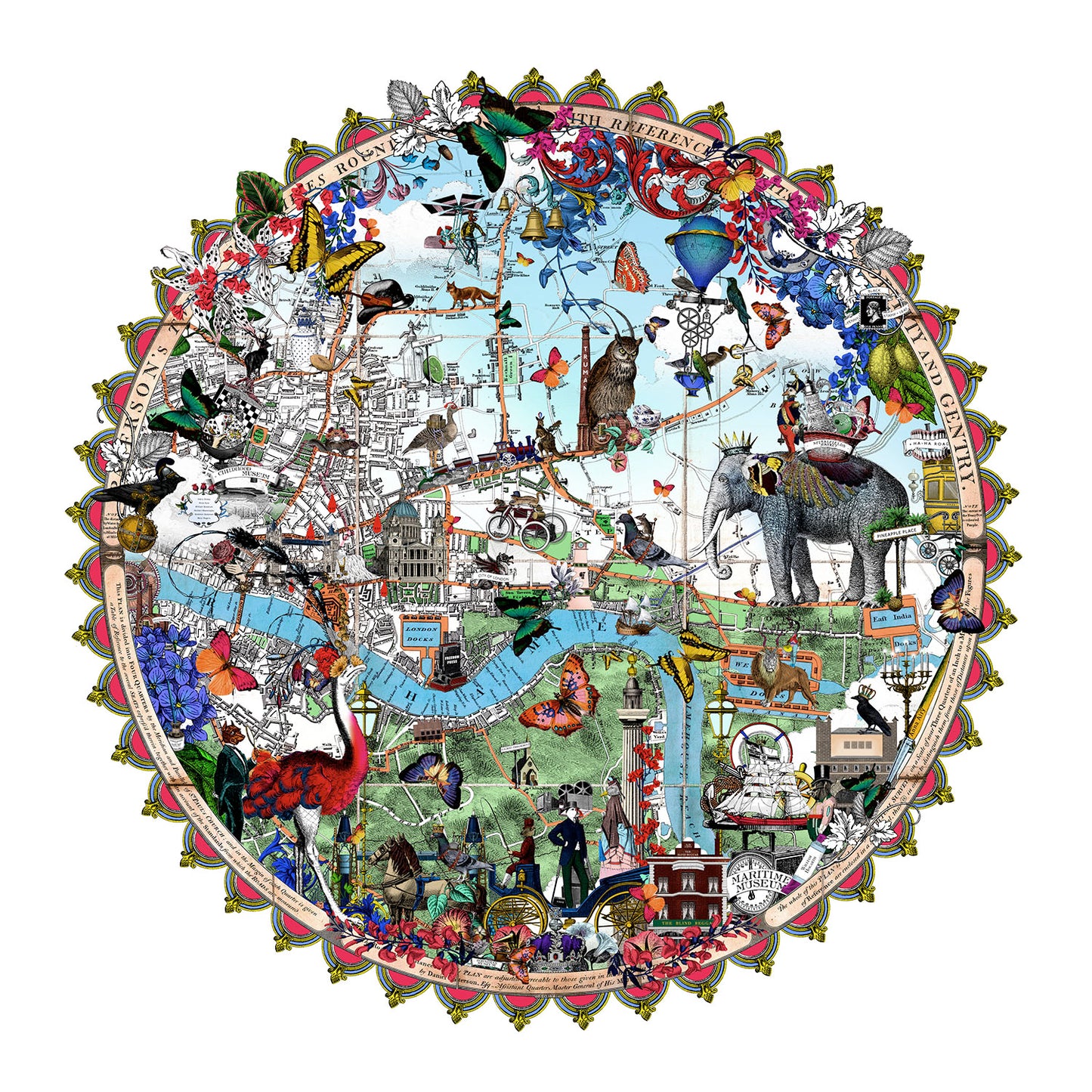 Kristjana Williams- Artist, Austur Elephant, Limited edition, Print, Essex Art Gallery- TAP Galleries