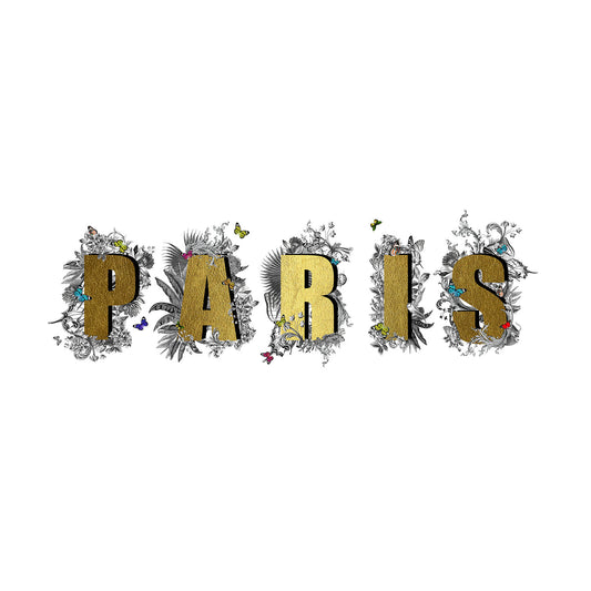 Kristjana Williams- Paris Letur Gold, City, Nature, -TAP Galleries, Essex art gallery