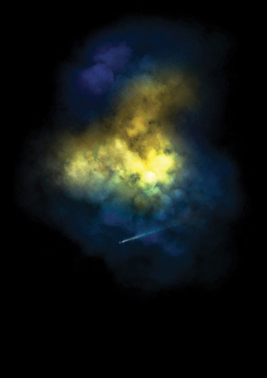 Lauren Baker | Galaxy Explosion Yellow