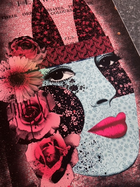 Roo Abrook | Blue Bunny & Flowers