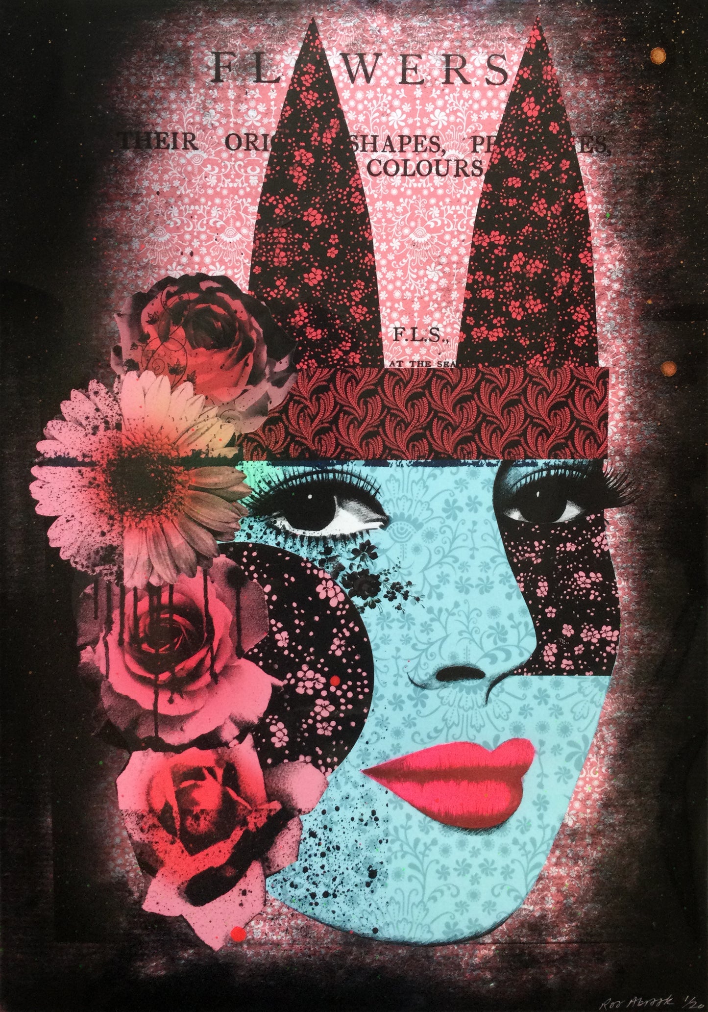 Roo Abrook | Blue Bunny & Flowers