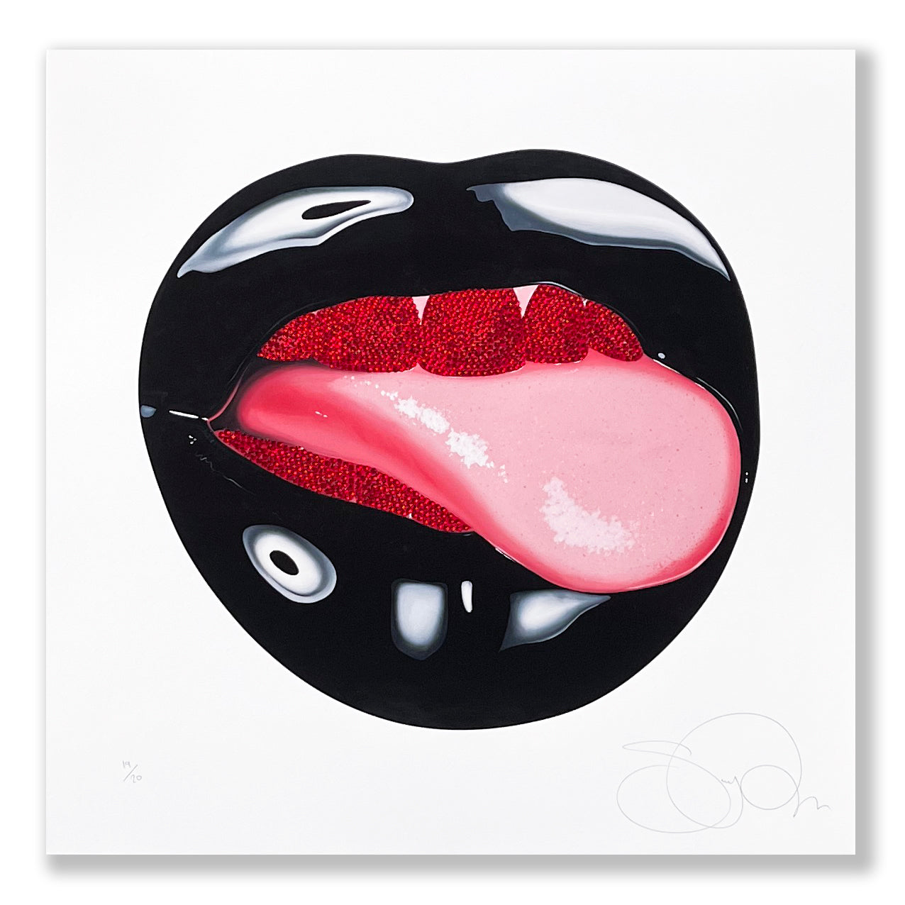 Sara Pope- Artist, Ice Queen, Ruby, Limited edition, -TAP Galleries, Essex gallery