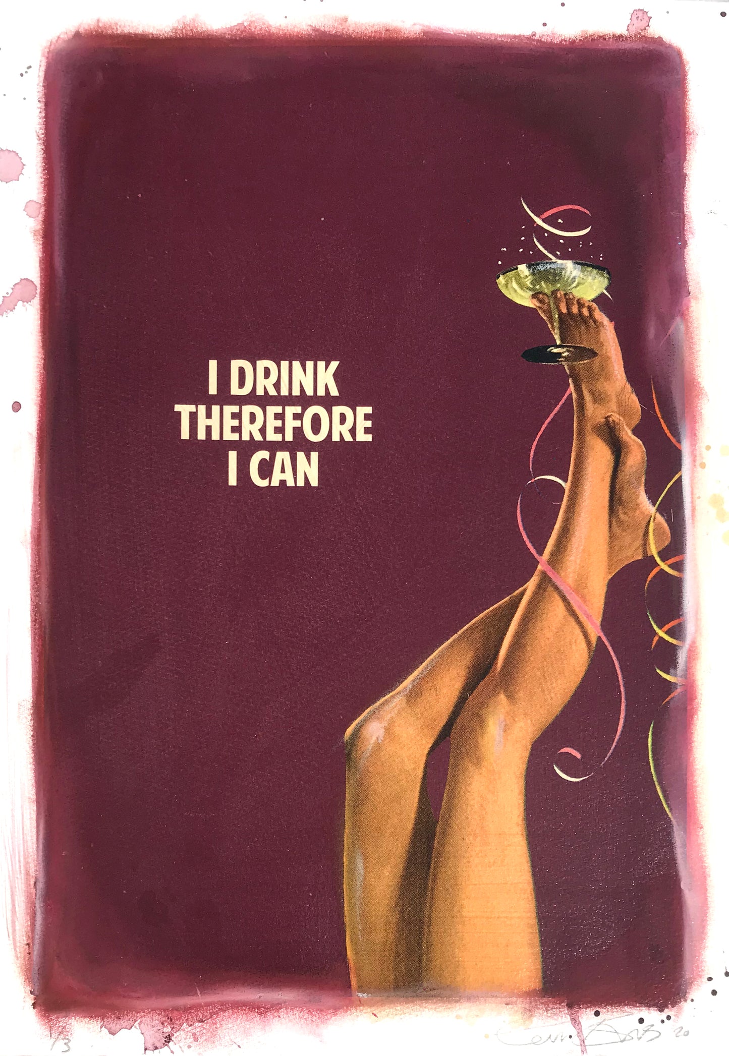 The-Connor-Brothers-I-Drink-Therefore-I-Can-Limited-Edition-Marroon-TAP-Galleries