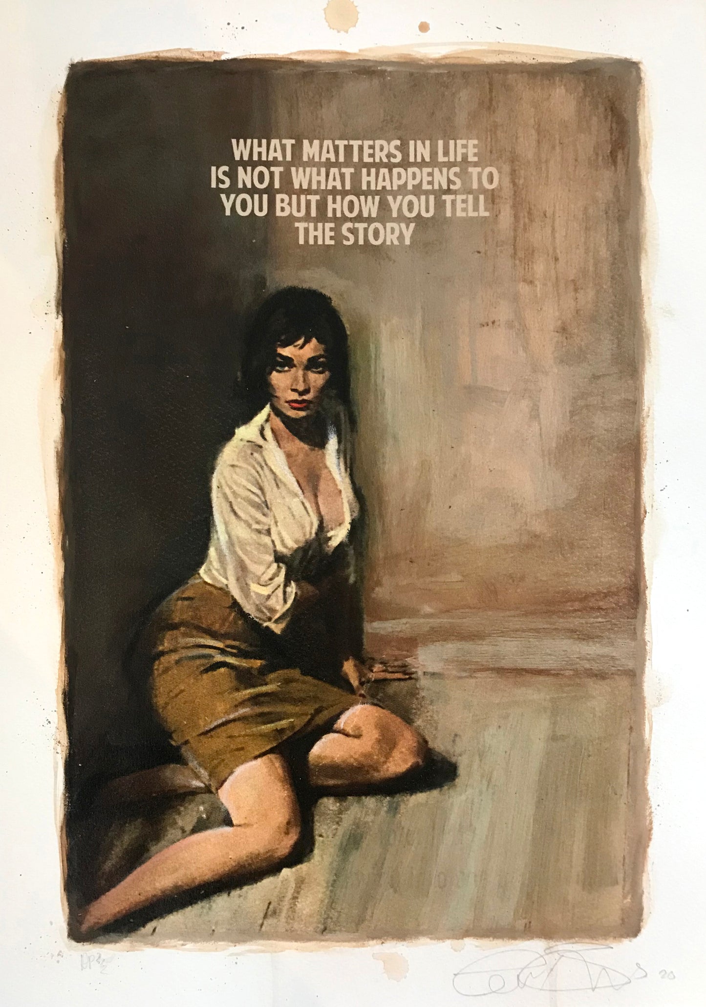 The-Connor-Brother-Artist-Art-What-Matters-In-Life-Limited-Edition-Brown-TAP-Galleries