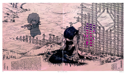 artist tom lewis tap galleries painting anime characters from japan