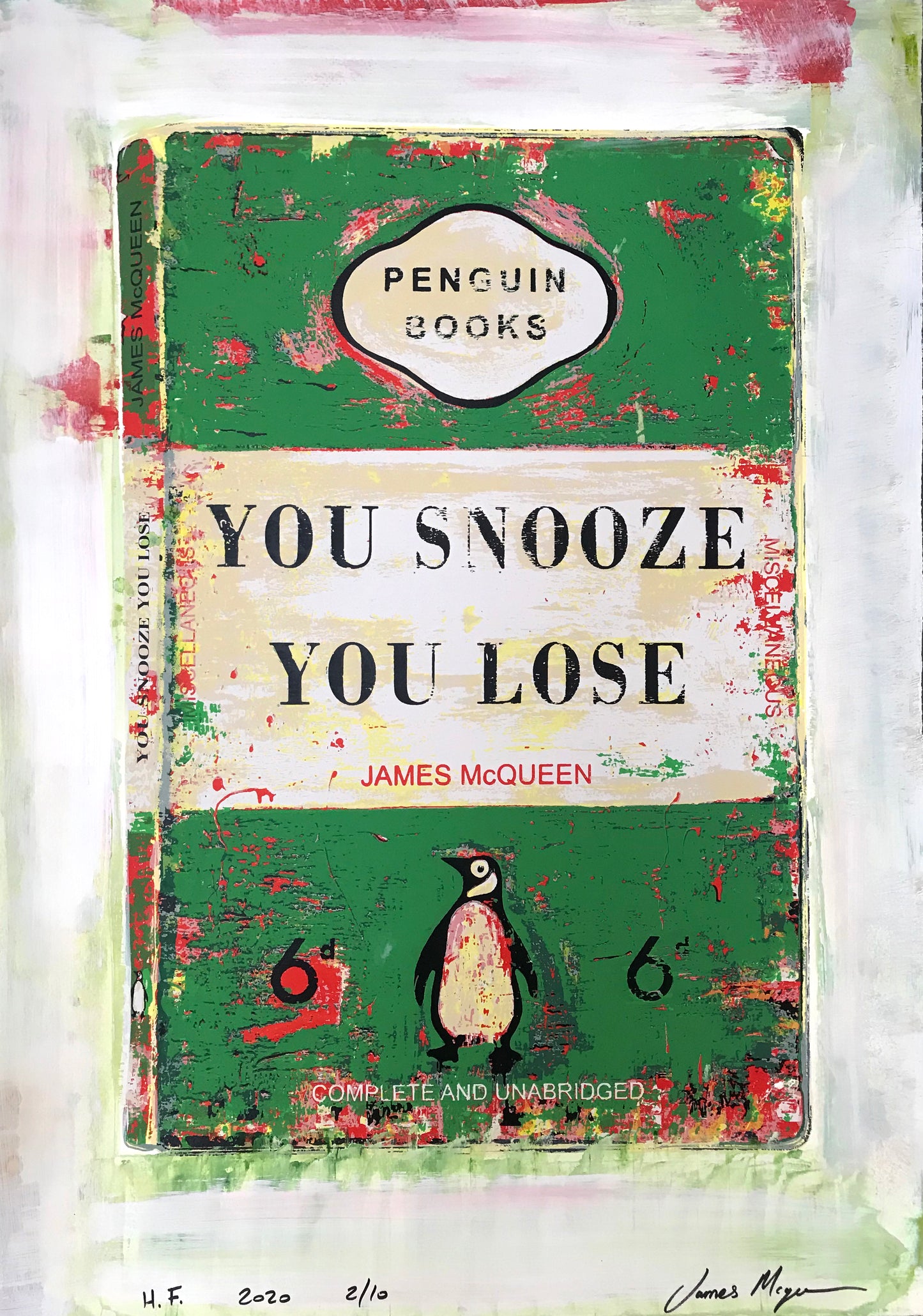 James McQueen | You Snooze You Lose - Green