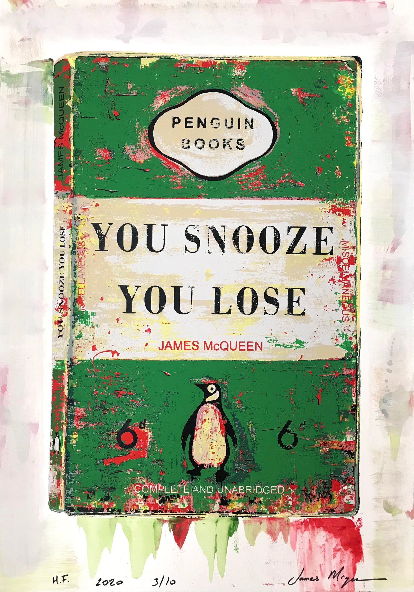 James McQueen | You Snooze You Lose - Green