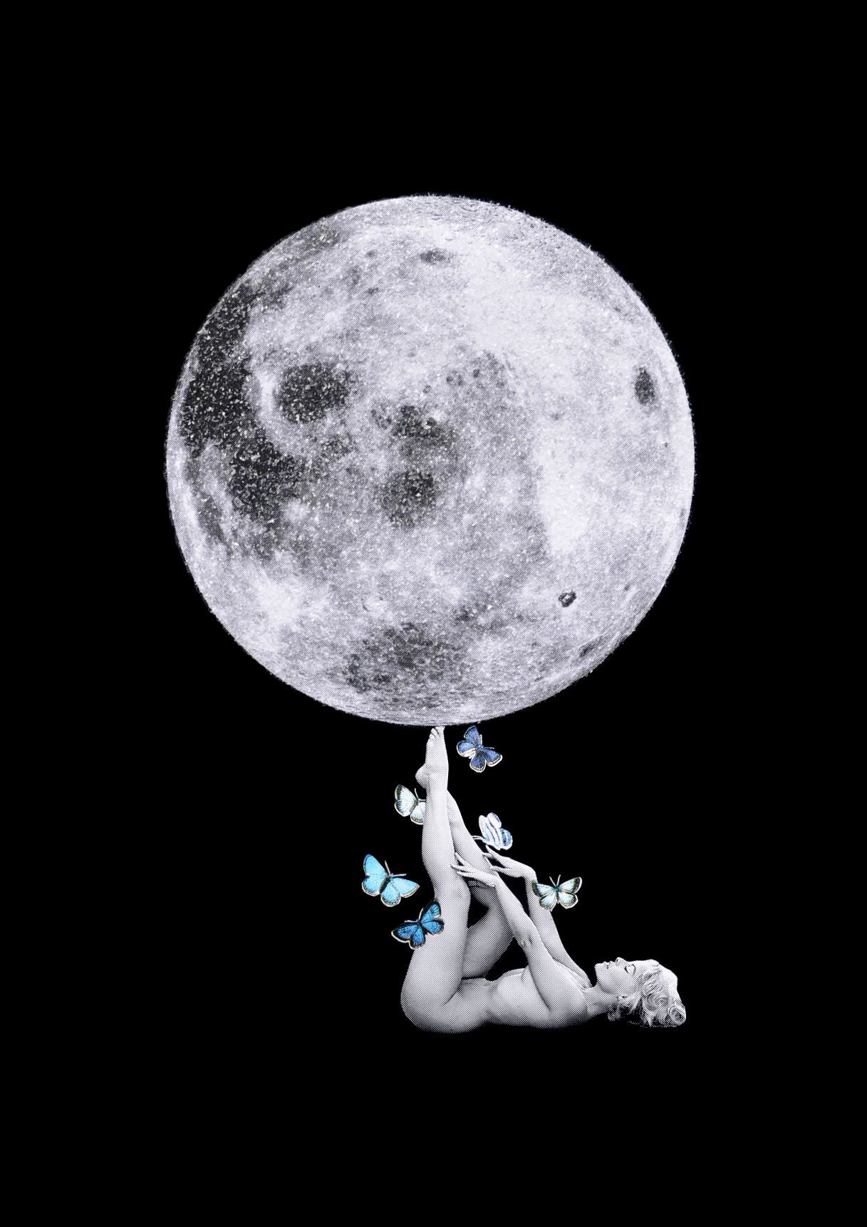 Cassandra-Yap-TAP-Galleries-Luna-Moon-Holographic-Foil-Limited-Edition-Print-Butterfly