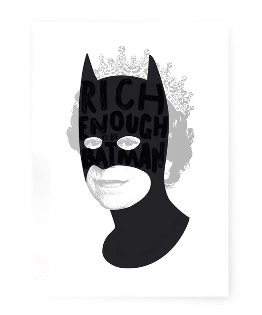 Heath Kane | Rich Enough To Be Batman - Black and Silver