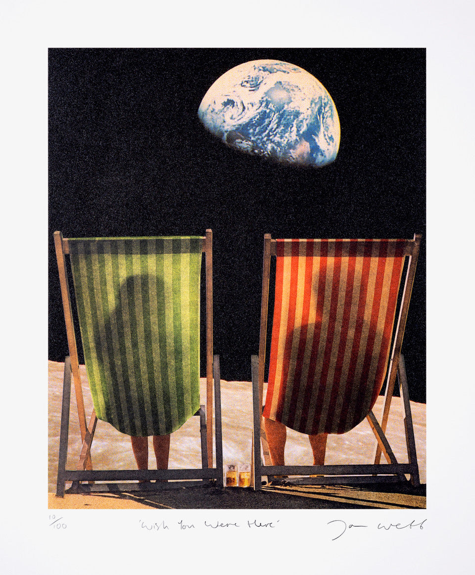 Joe Webb/Artist/Wish You Were Here/Limited Edition print/artwork/Signed/Tap Galleries