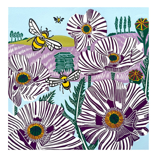 Kate Heiss | Purple Poppies