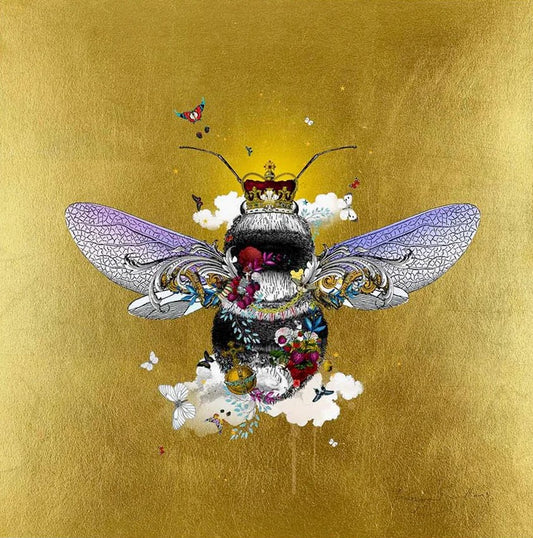 Kristjana Williams, Artists, Golden Majestic Honey Bee,  Turner Art Perspective, Essex Chelmsford Art Gallery 