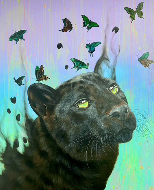 Louise McNaught, Artist, Transformations, Animals, Wild, Jungle, Wild life, Planet, TAP Galleries, Essex Chelmsford Art Gallery