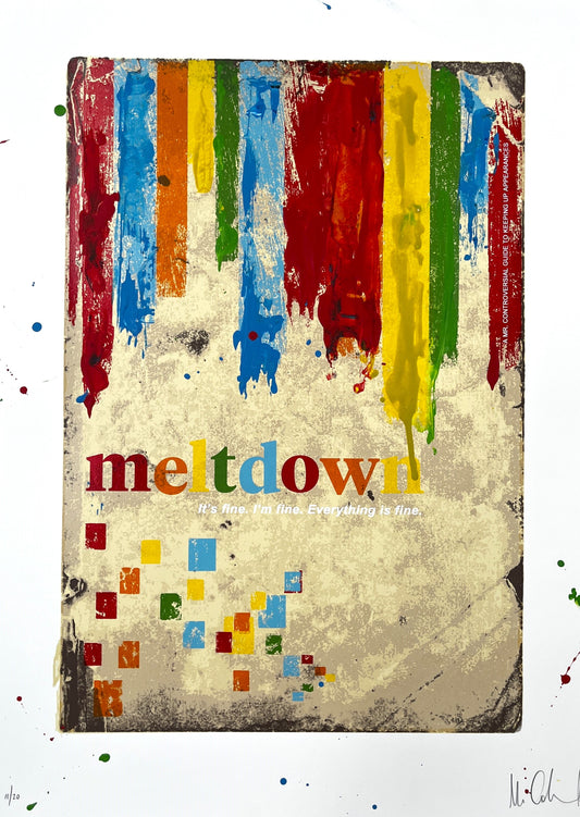 Mr Controversial, Artist, Meltdown, Colour Colourful, TAP Galleries, Essex Chelmsford Art Gallery 