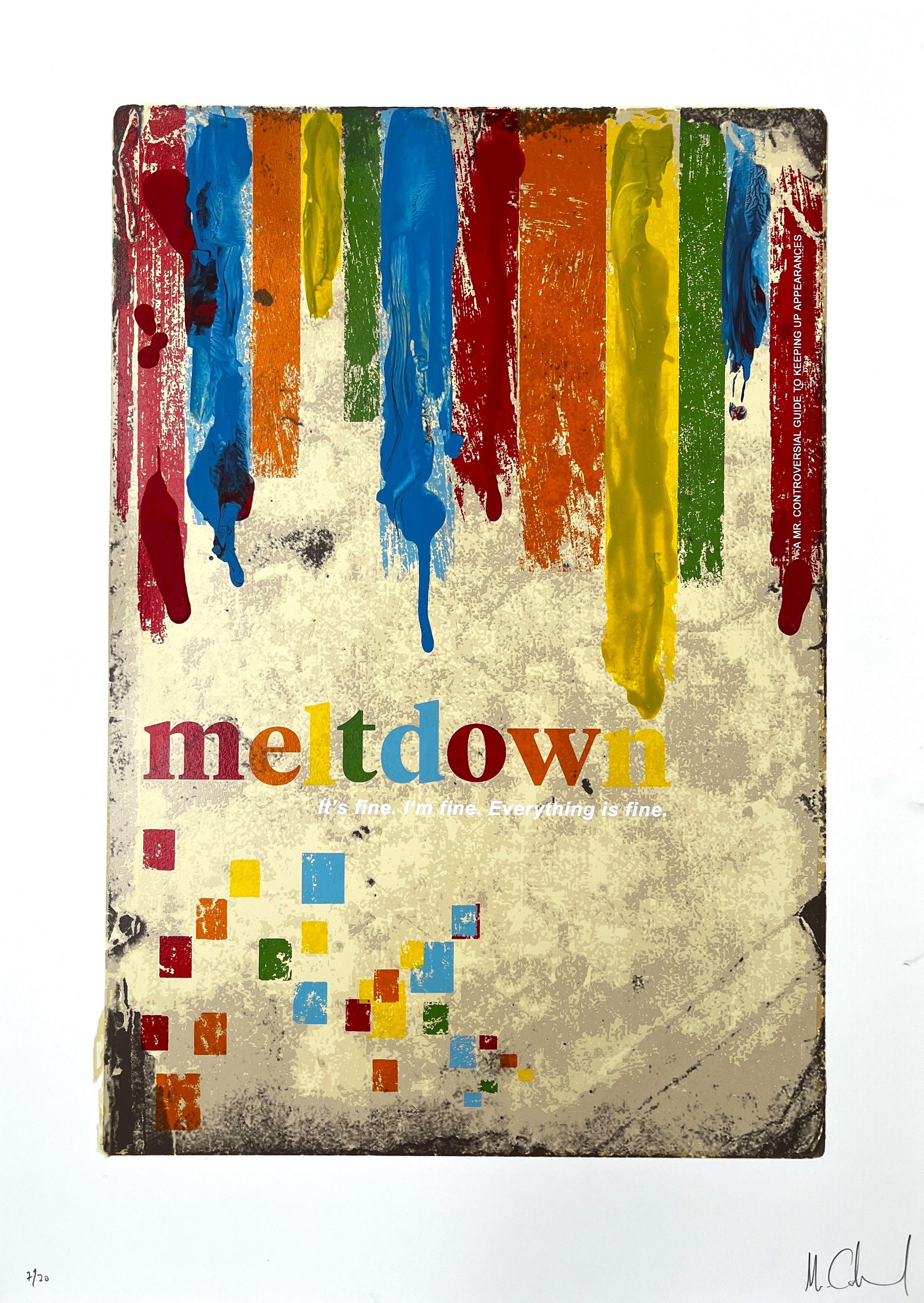 Mr Controversial, Artist, Meltdown, Colourful, Essex Chelmsford Art Gallery 