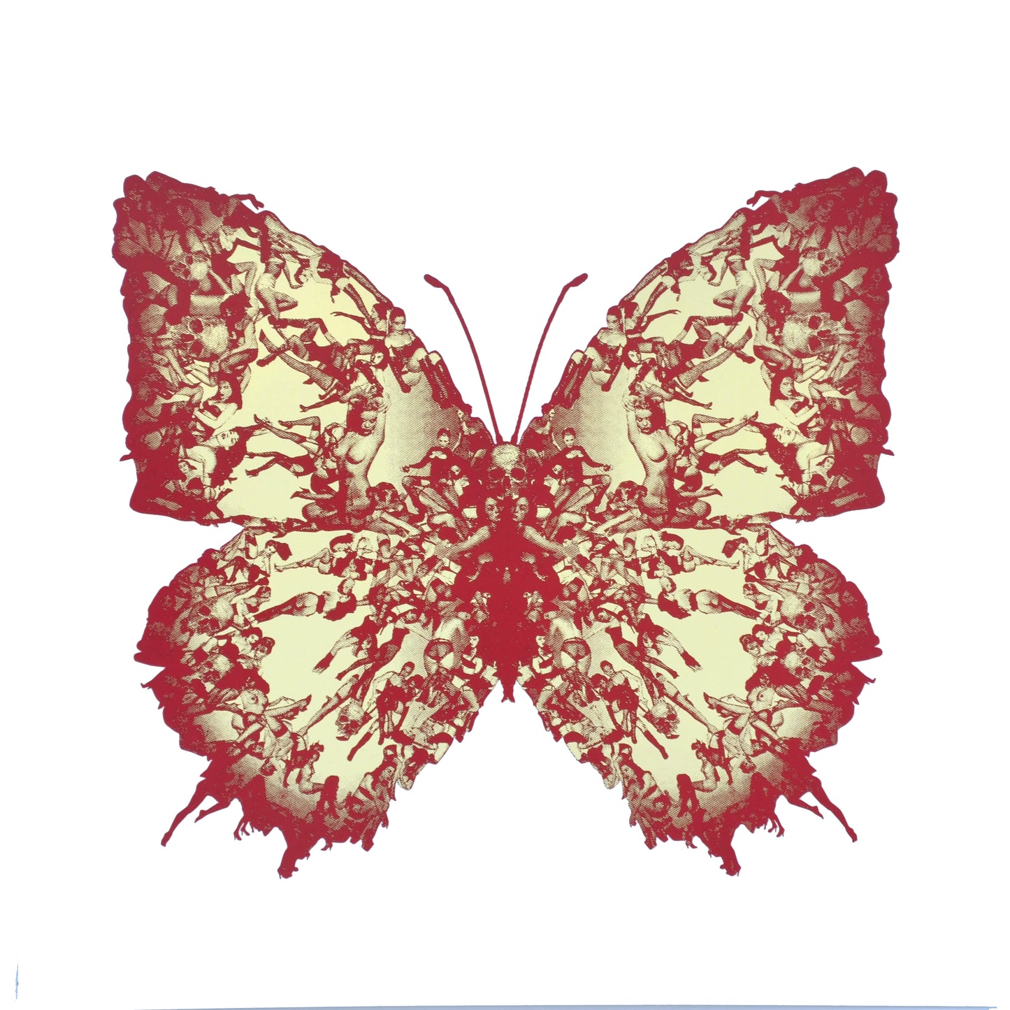 Cassandra-Yap-TAP-Galleries-Deliverance-Mini-Gold-Scarlet-Limited-Edition-Red-Gold-Butterfly