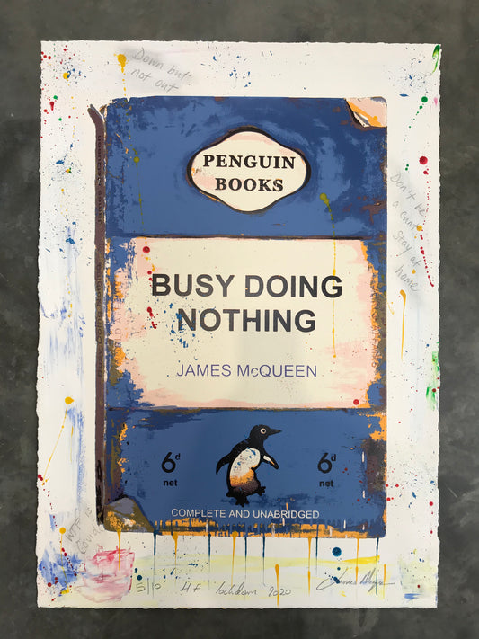 James McQueen | Busy Doing Nothing (Lockdown2020) Blue