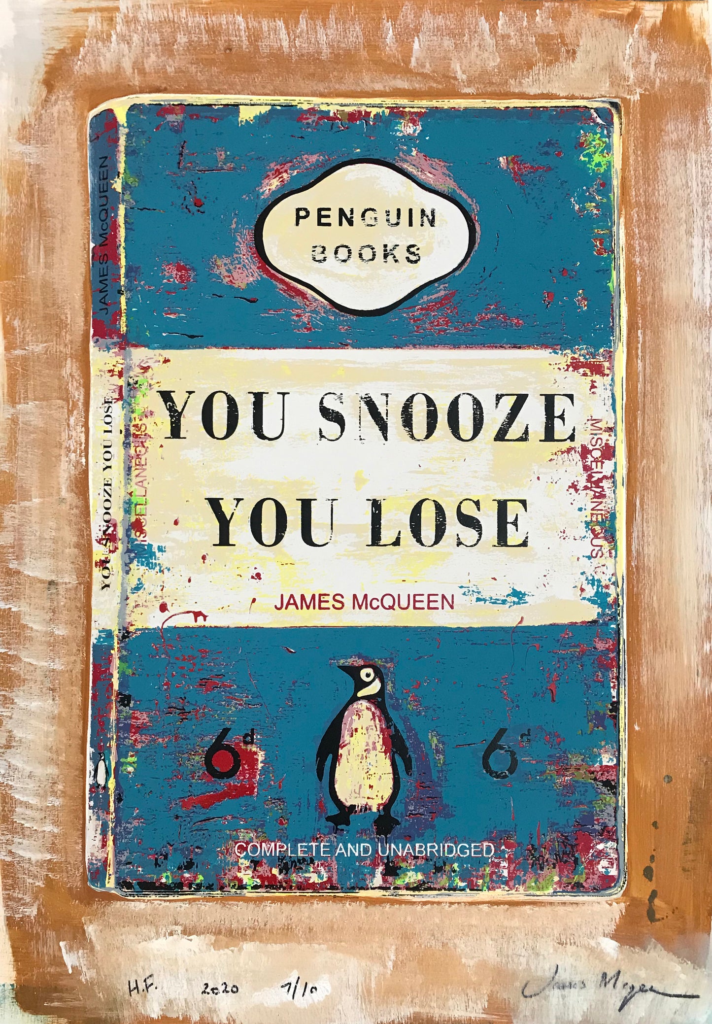 James McQueen | You Snooze You Lose - Blue