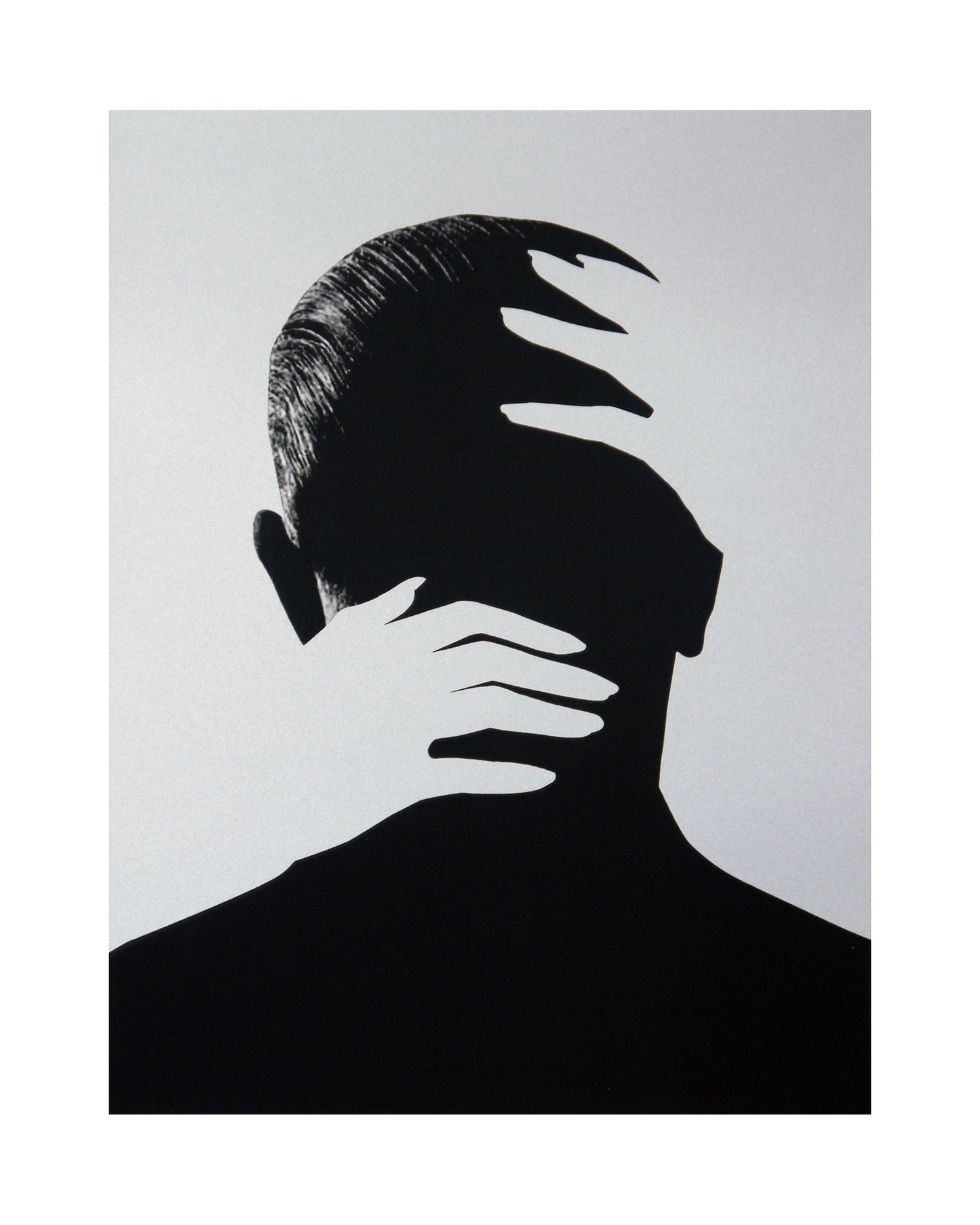 Joe Webb- Embrace, Silver, Limited edition,  Print -TAP Galleries