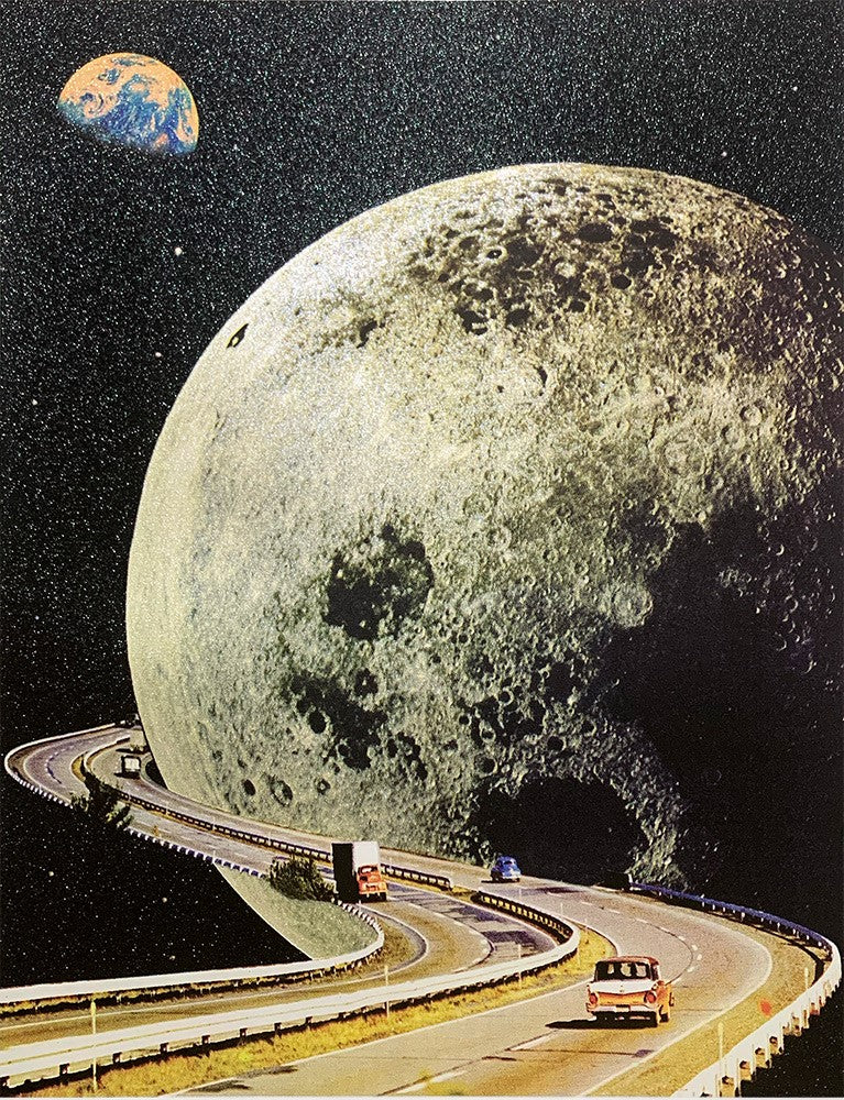 Joe Webb- Moonshot, Limited edition, Space, Highway, Planet -TAP Galleries