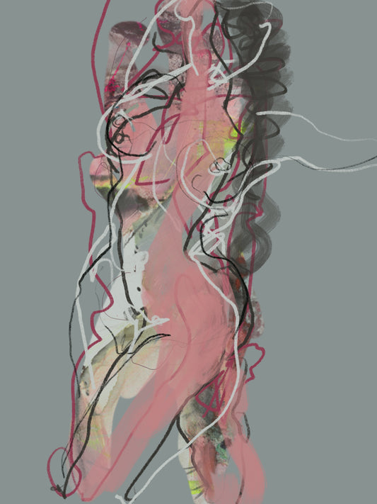 Judith Brenner- Female nude VI, Limited edition, Digital, Print -TAP Galleries