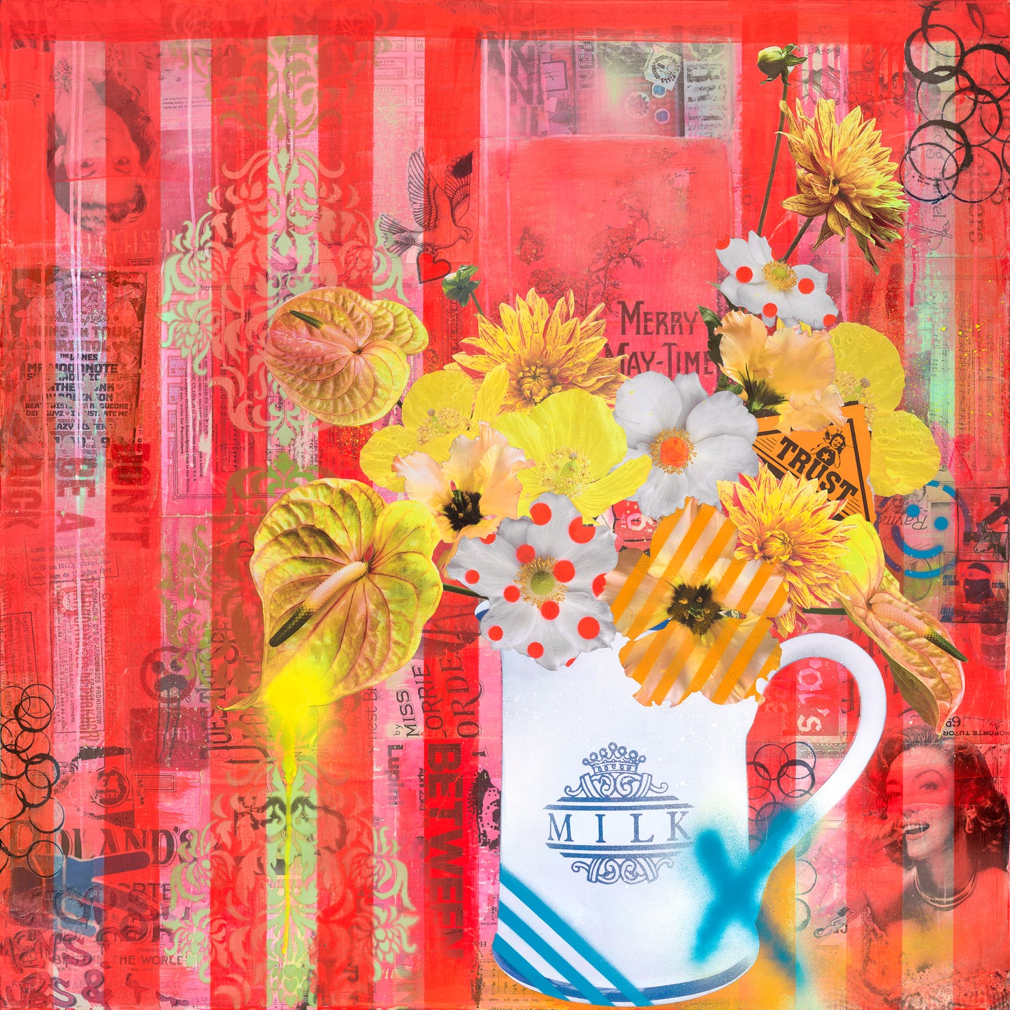 Jules Wild- Bring Me Sunshine, Limited edition, Print, Flowers, Artist, Art - TAP Galleries 
