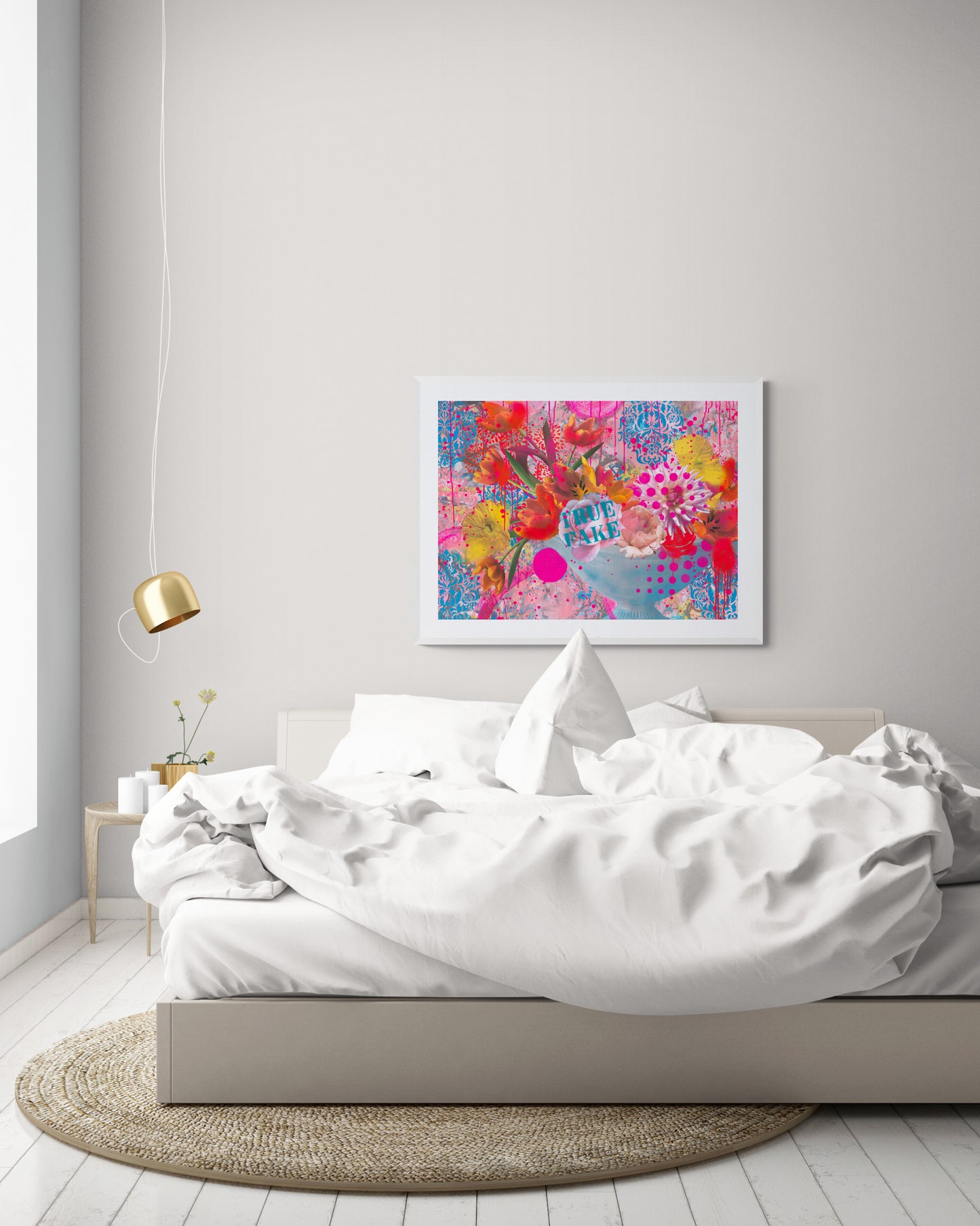 Jules Wild- Faking It with Flowers, Limited edition, Print, Floral, Artist, Art - TAP Galleries