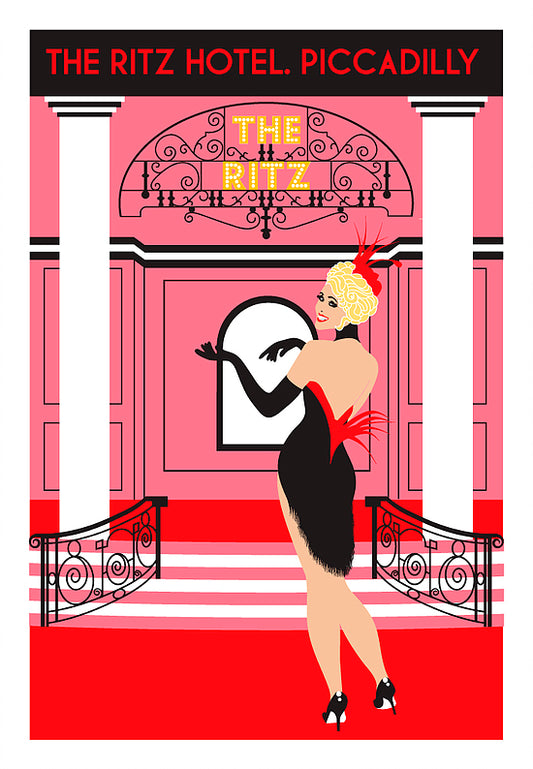 Putting On The Ritz | Kitty Finegan Art | Limited Edition Print