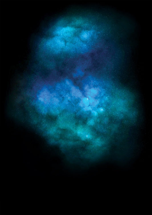 Lauren Baker | Galaxy Explosion Turquoise